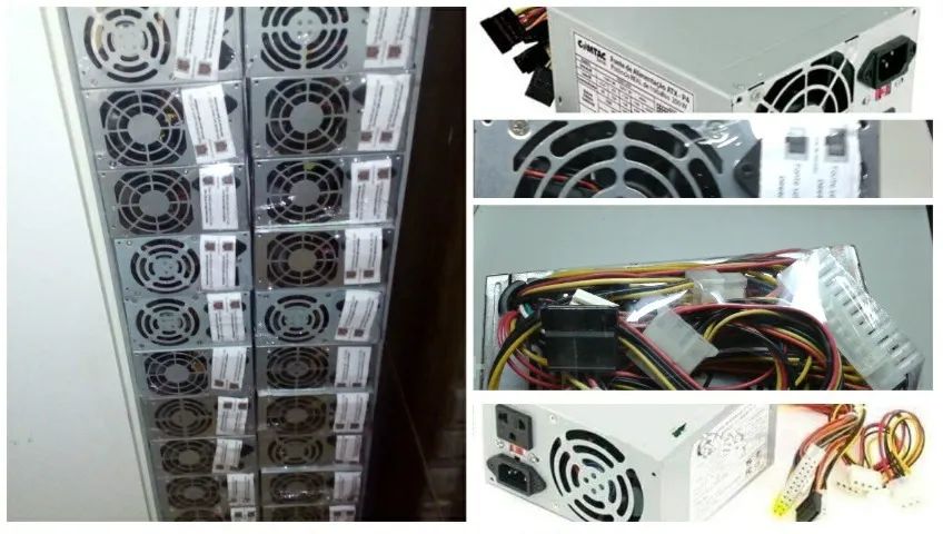 Fonte atx 24 Pinos com Sata Funciona 100% - Foto 2