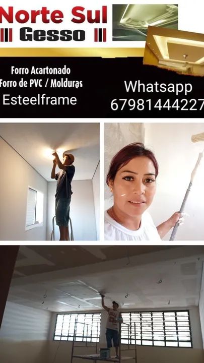 Forro de gesso e steel frame  - Foto 2
