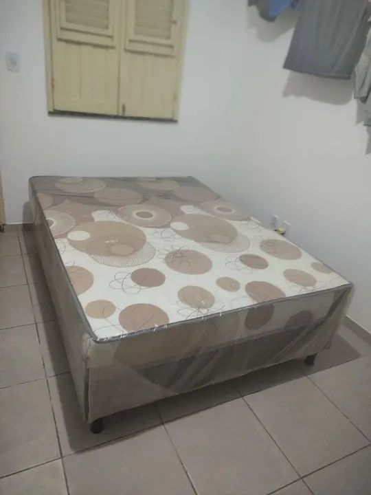 Cama Box Casal com Espuma - Frete grátis  - Foto 2