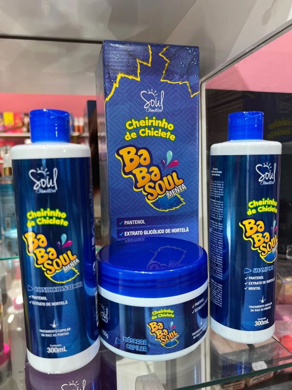 Kit Completo para Cabelos com Cheiro de Chiclete - Ba Ba Soul