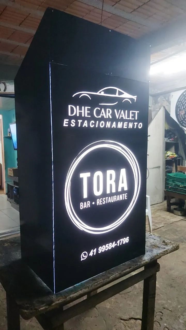 Placas - Comunicação Visual - Letreiros em 2D / 3D -  Totens Luminosos - Acm fachada - Com - Foto 4