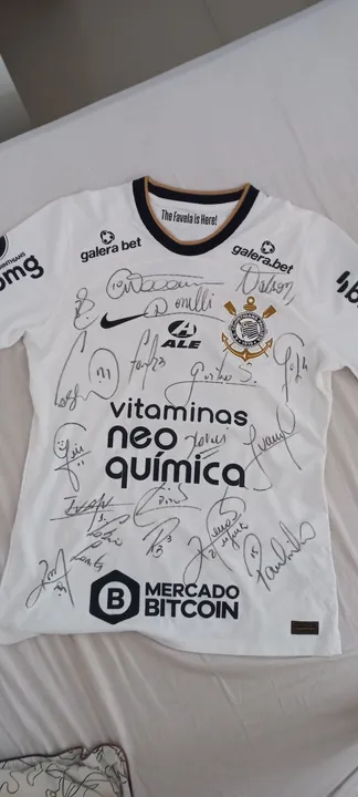 Camisa Corinthians Nike Autografada