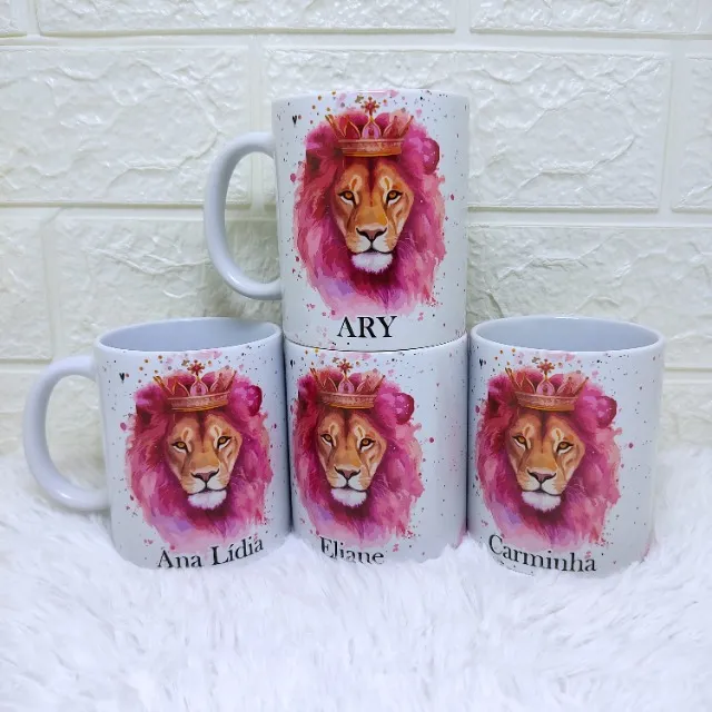 Caneca Personalizada Evangélica, Seja Forte e Corajosa