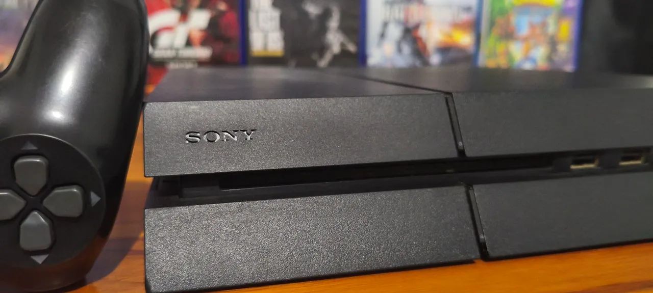 Playstation 4 C/ Garantia+ 2 Controles + Jogos, Aceito Cartão 12x - Foto 2