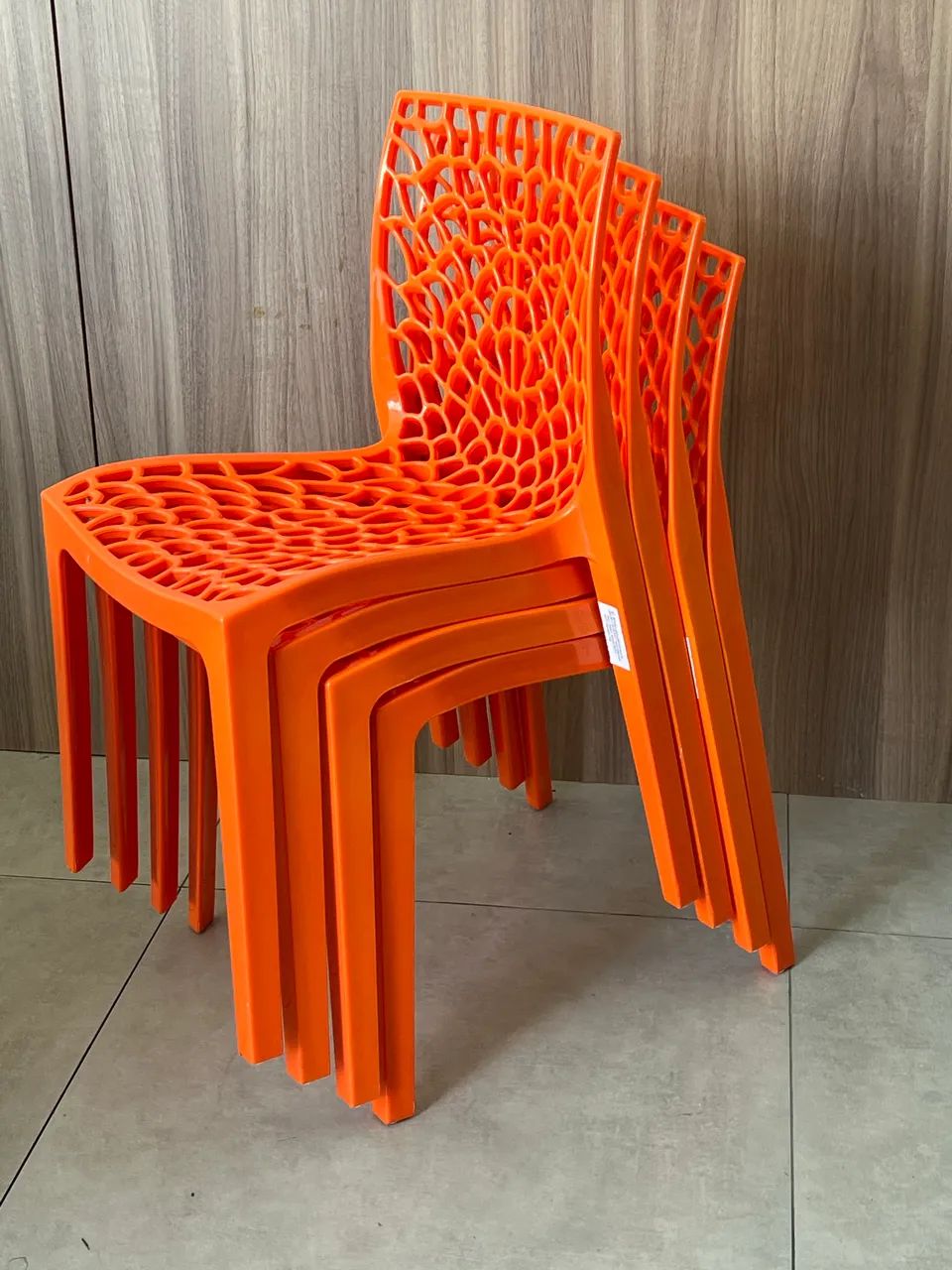 Conjunto de 4 Cadeiras Gruvyer de Plástico  - Foto 2