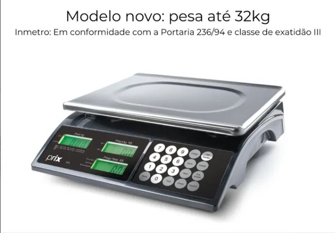 Balança Toledo Prix 3 Fit 15kg Com Cabo (EZEQUIEL) - Foto 2