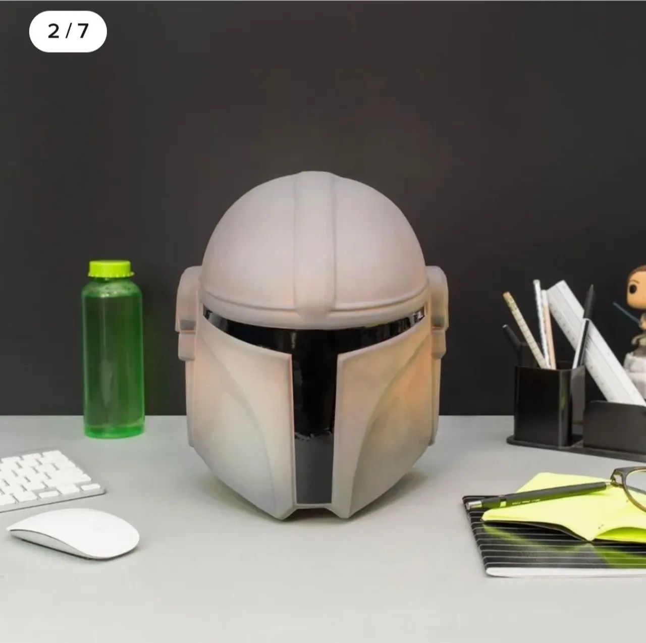 Luminária de Mesa Mandalorian - Star Wars