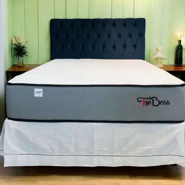 CAMA SUPER KING DE LUXO 100% ESPUMA D33 VISCOELÁSTTICO
