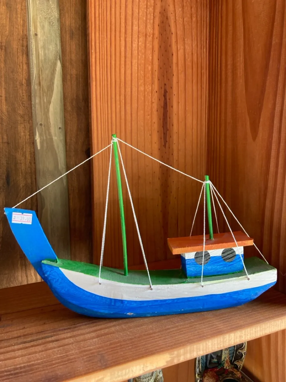 Barco Decorativo Artesanal - Decoração Náutica