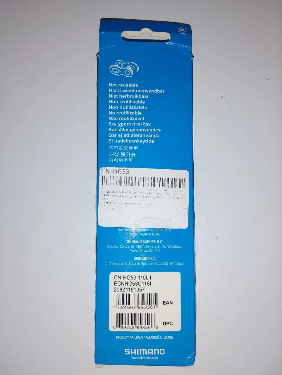 Corrente Shimano HG 53 9 velocidades - Foto 2