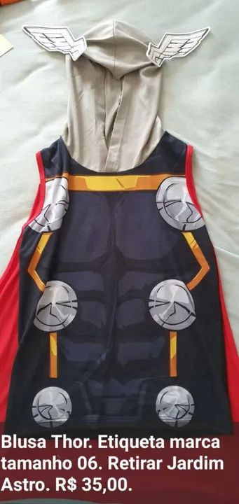 Blusa Thor Tamanho 6