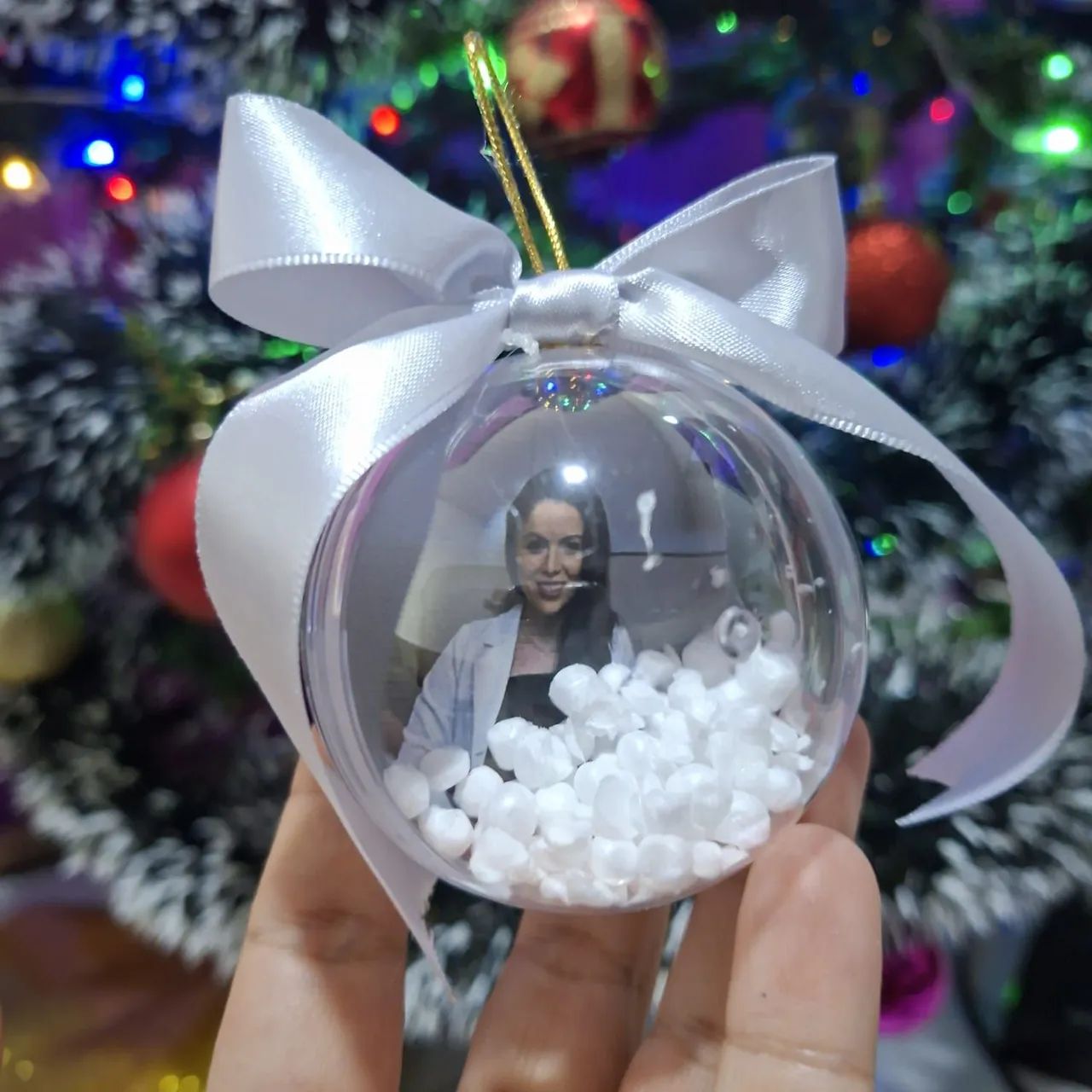 Bola de natal com foto - Foto 2