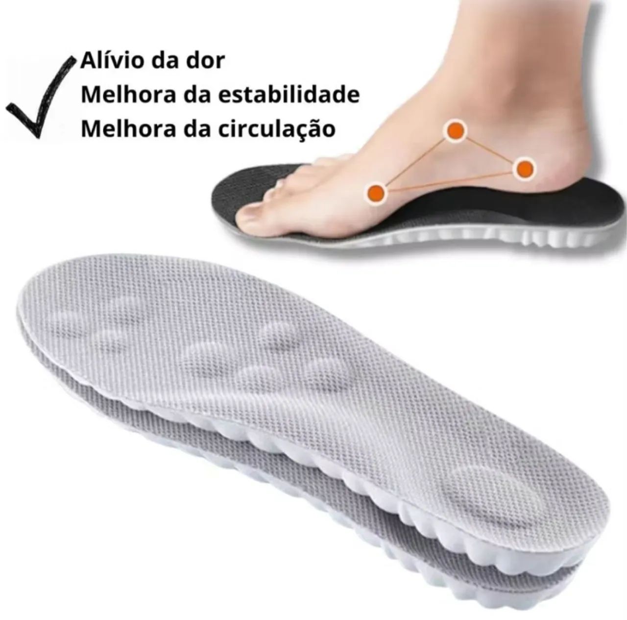 Palmilhas para conforto e saúde dos pés - Foto 4