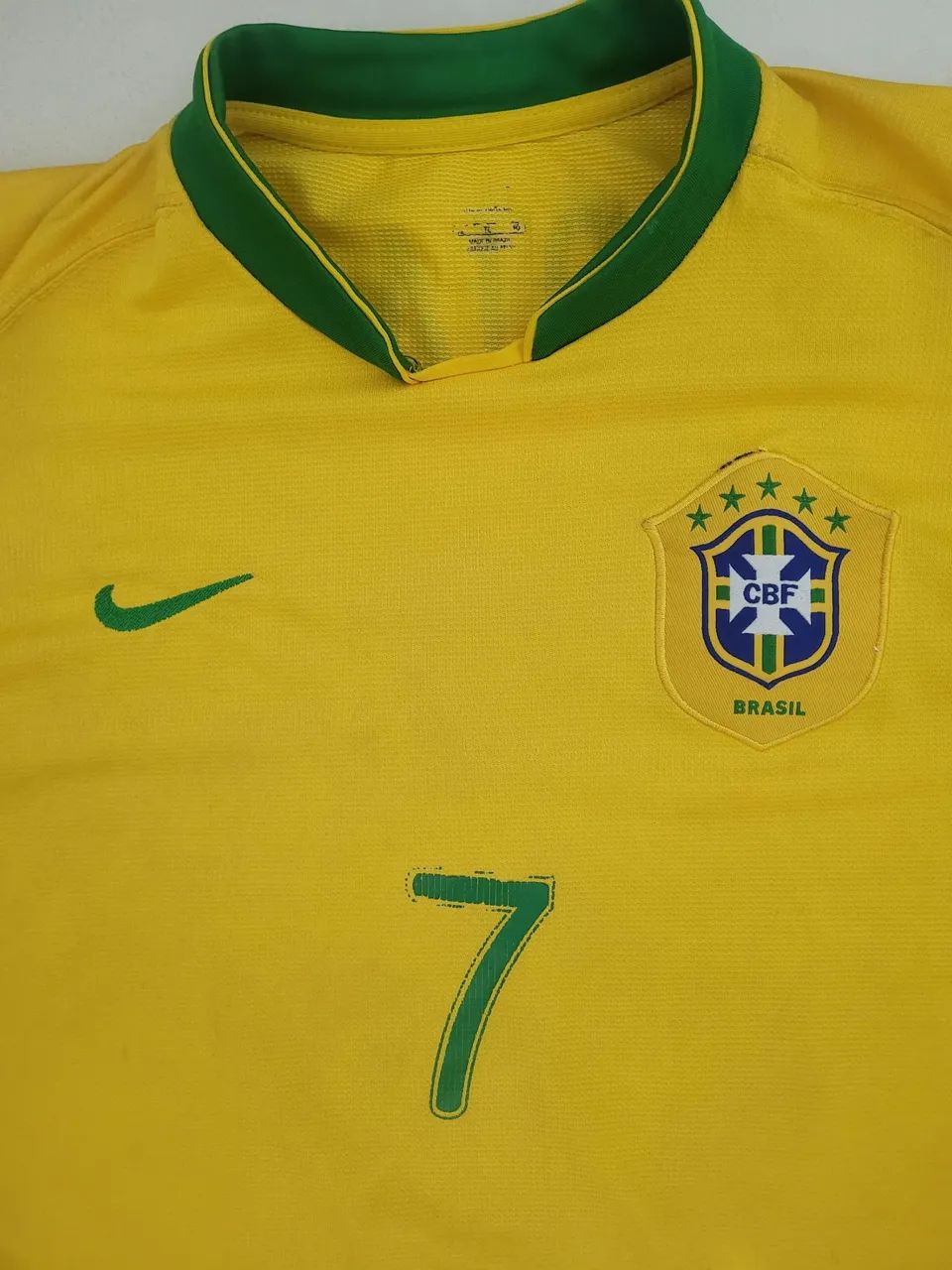 Camisa Seleção Brasileira amarela copa do mundo 2006 GG #7 Adriano  - Foto 3