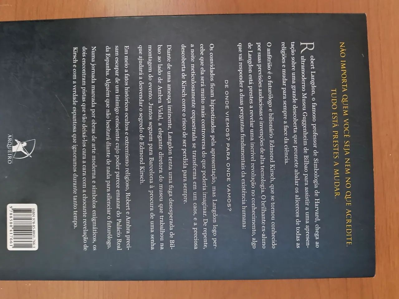 LIVRO A ORIGEM - DAN BROWN  - Foto 2