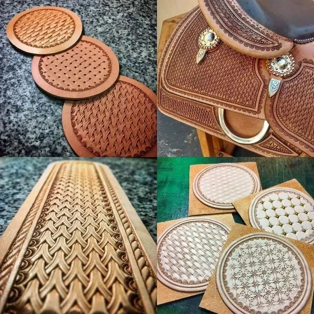 Pino Bordar Estampar Entalhe Couro  - Foto 2