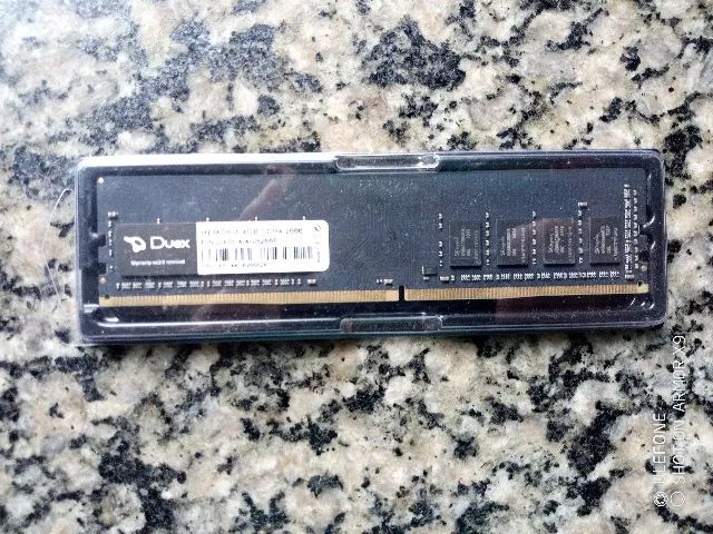 MEMORIA RAM DDR4 DUEX, 4GB, 2666MHz, SEMI NOVA POUCO TEMPO DE USO.