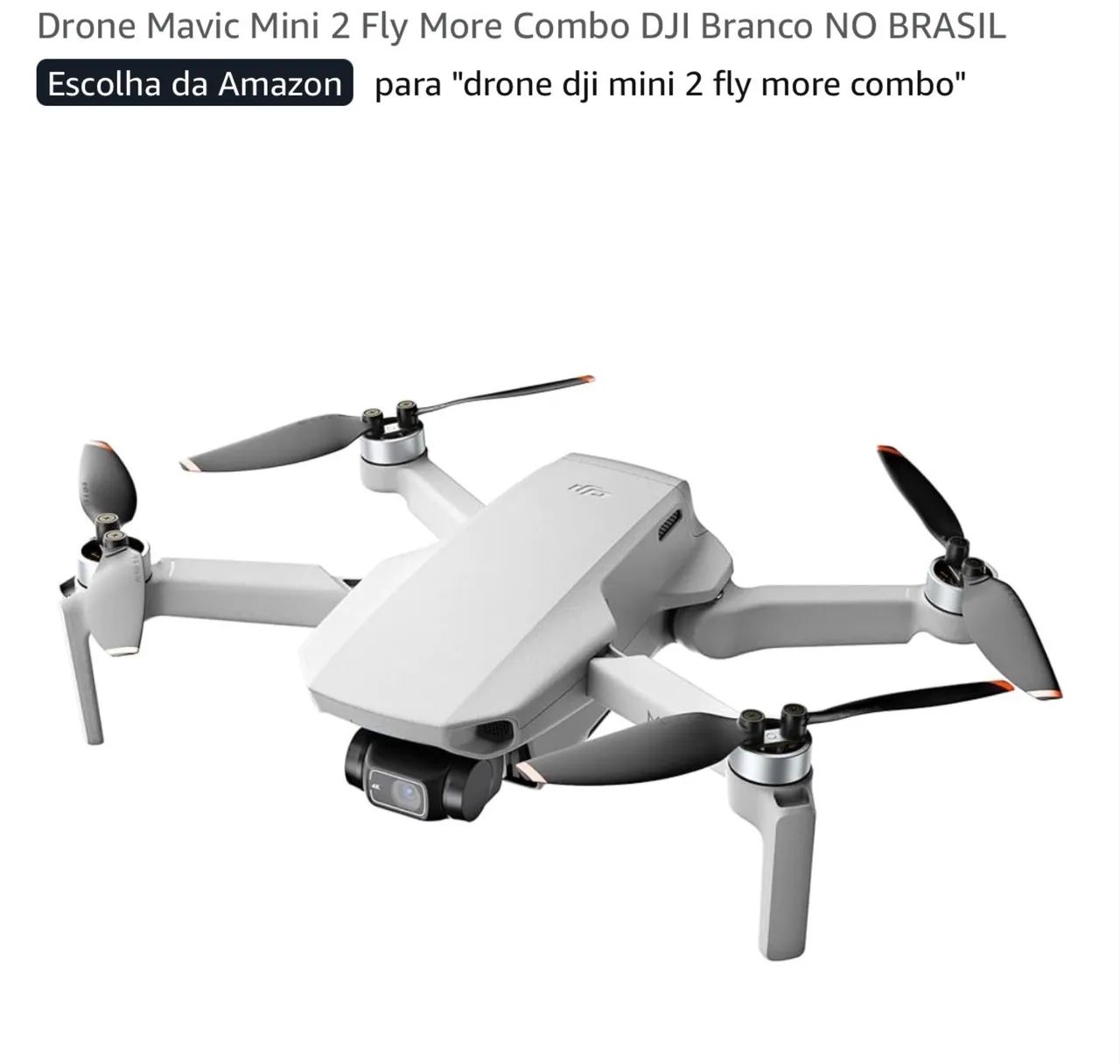 Drone DJI Mini 2 Fly More Combo NOVO - Drones - Jardim América