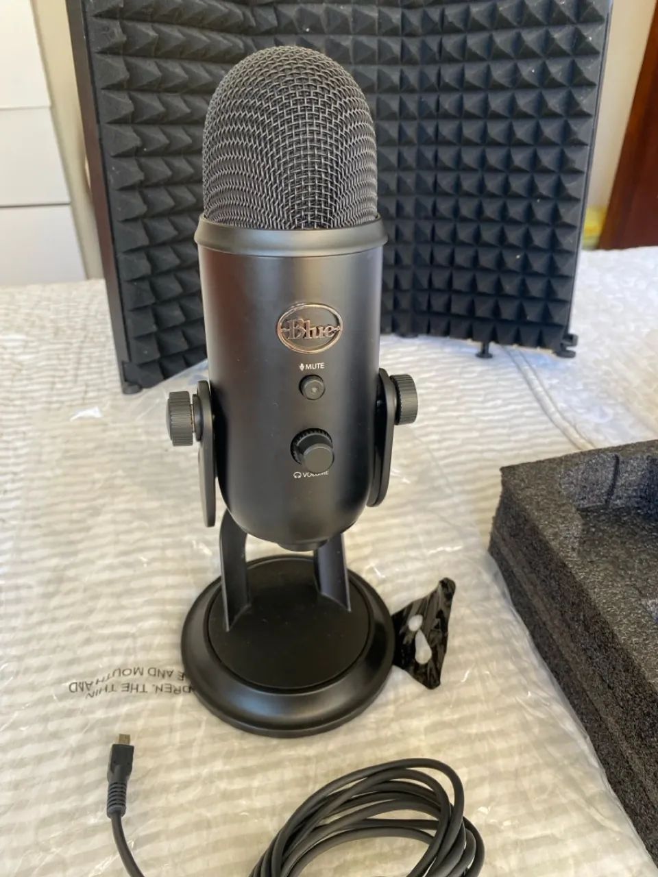 Microfone Condensador Profissional - Qualidade Premium