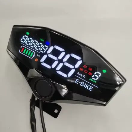 Painel velocímetro para moto elétrica