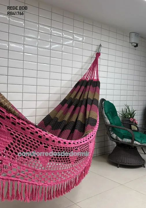 Rede de Dormir Espaçosa E Resistente- Tranquilidade e Conforto - Entrega Grátis  - Foto 2