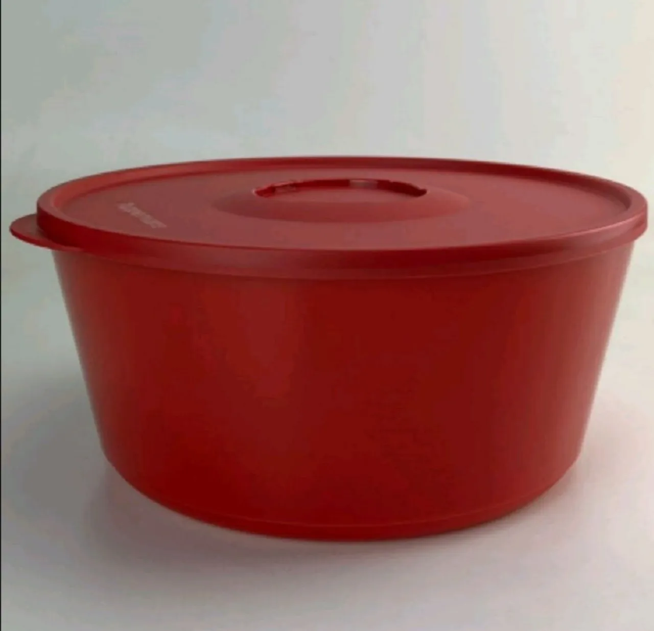 TUPPERWARE TIGELA ILUMINA 4,3L VERMELHA