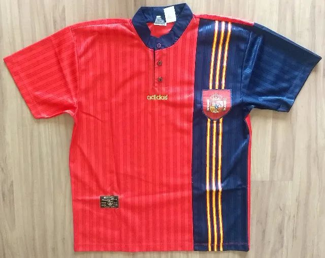 Camisa da Seleção de Futebol da Espanha 1996-1997