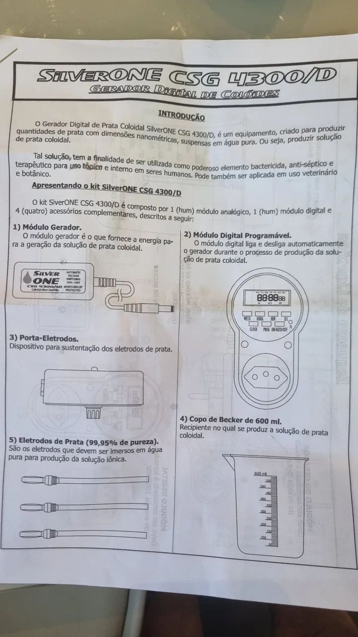 Gerador Prata Coloidal - Foto 6