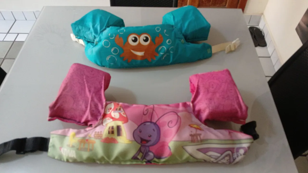 2 Colete Salva Vidas Infantil - Menina e Menino