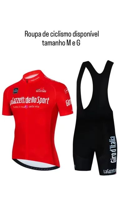 Kit Roupa Ciclismo M/G