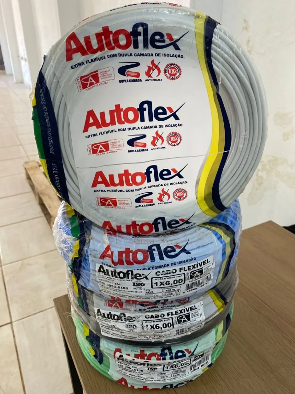 Cabo flexível fio 6 milímetros Autoflex