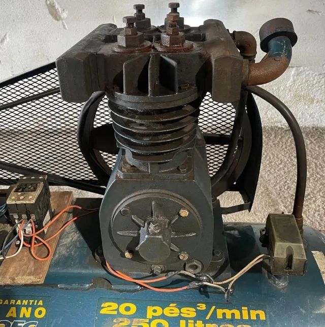 COMPRESSOR PEG 250L - 5CV - VAZÃO 20 PÉS³/MIN - Foto 6