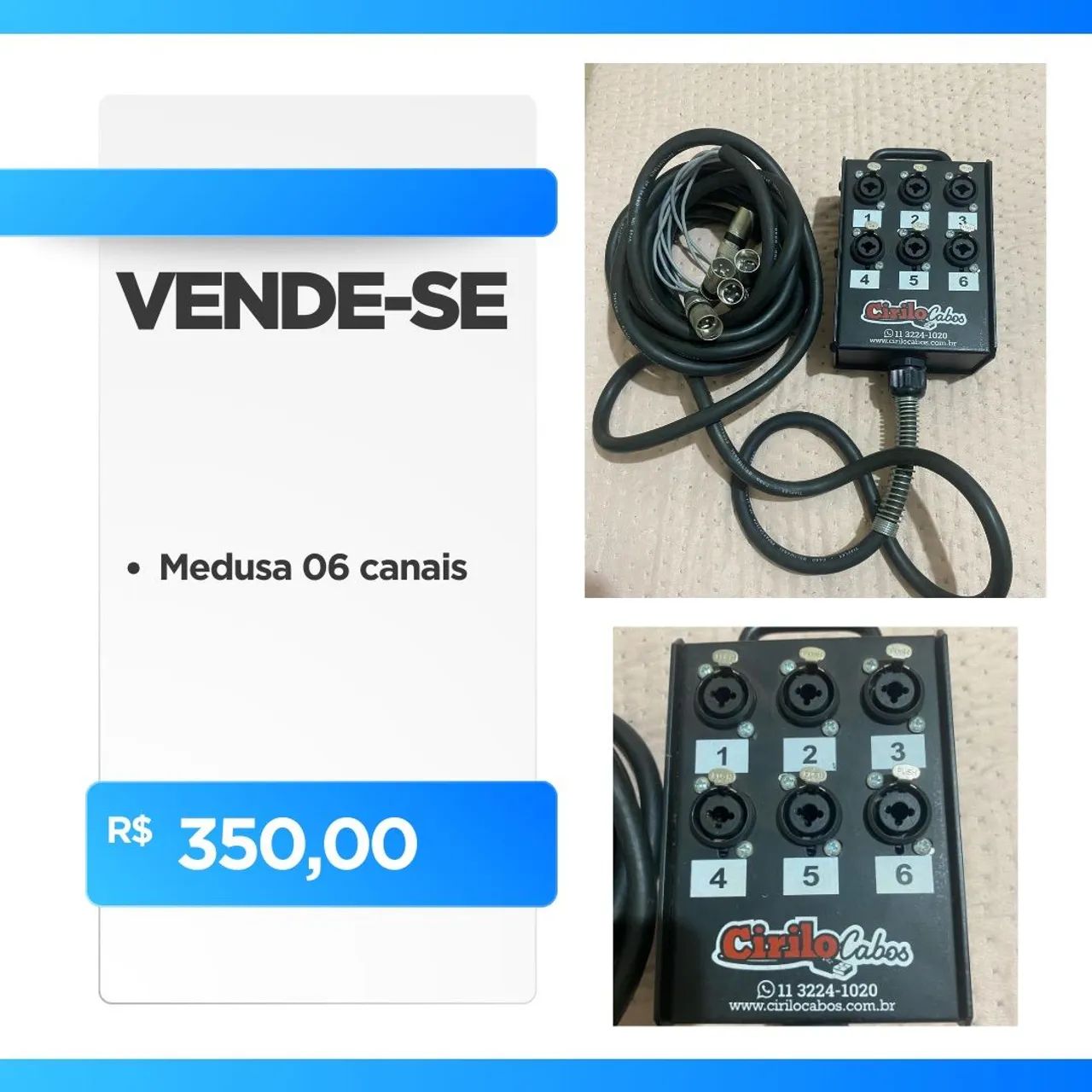 Medusa 6 canais 