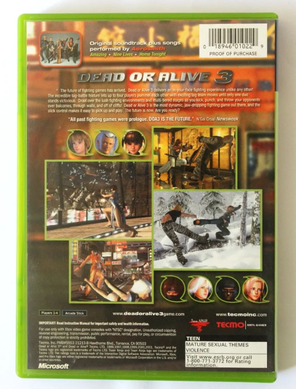Dead or Alive 3 para Xbox - Jogos de Vídeo Game - Botafogo, Rio de