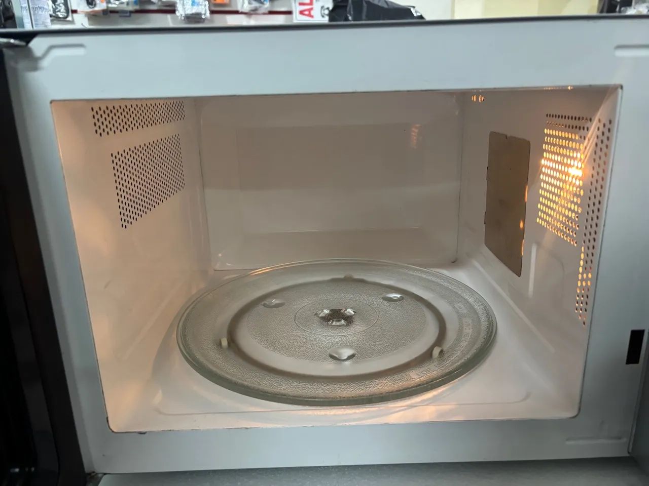 Micro-ondas espelhado com inox  - Foto 2