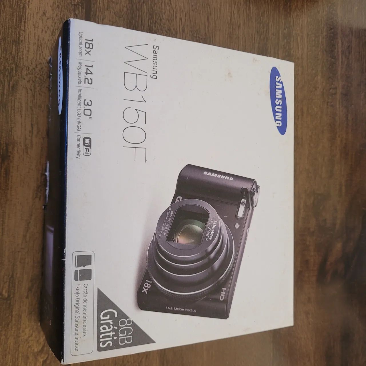 Camera Samsung WB150F 14.2 mega, Zoom 18x e Wi-Fi - Foto 6