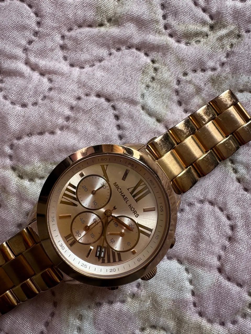 Relógio Michael Kors Dourado - Foto 3