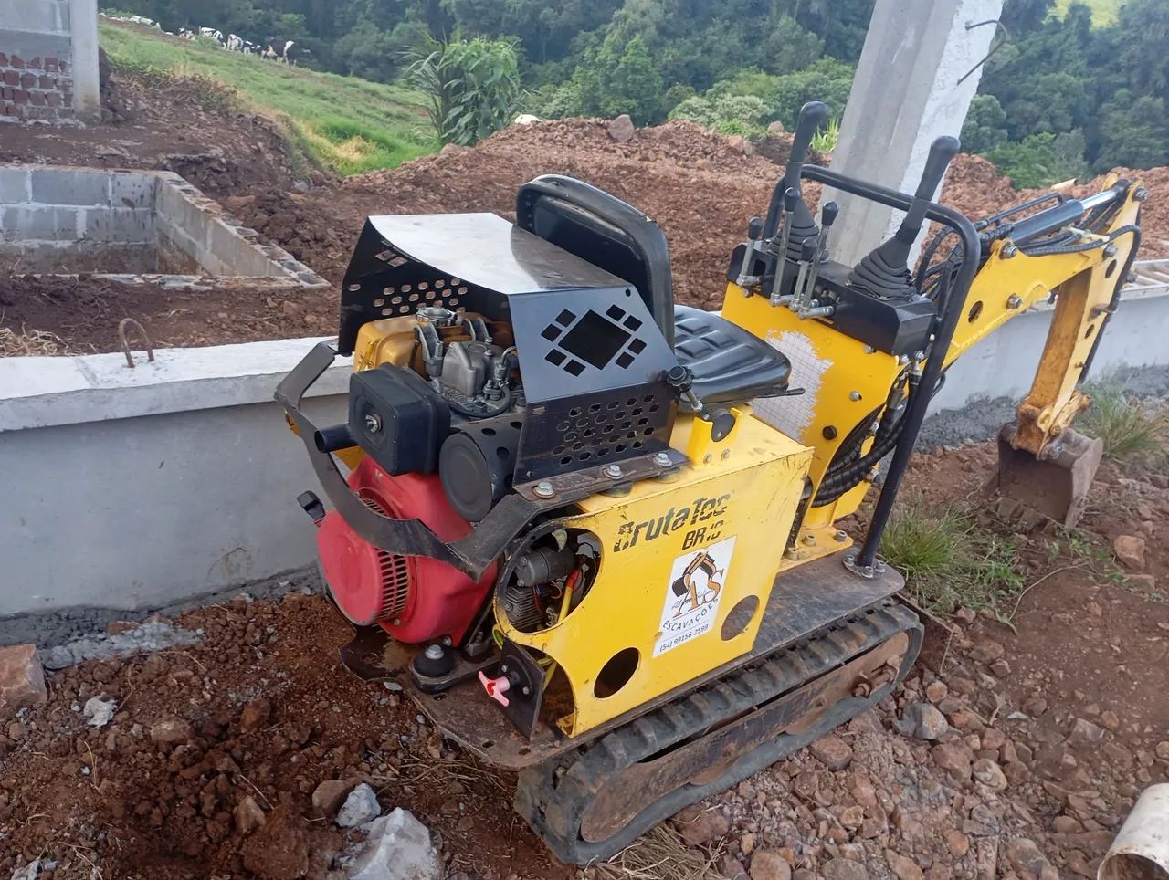Mini escavadeira Br 10 da bruta TEC 64301731038977122