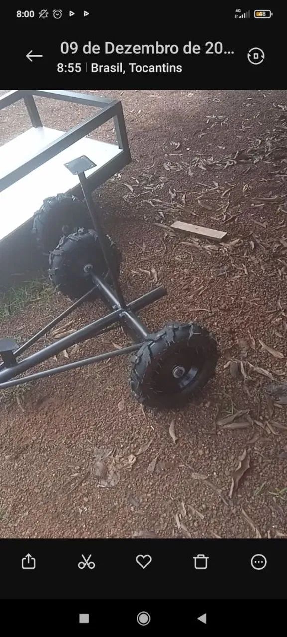 Carretinha tratorito - Foto 4