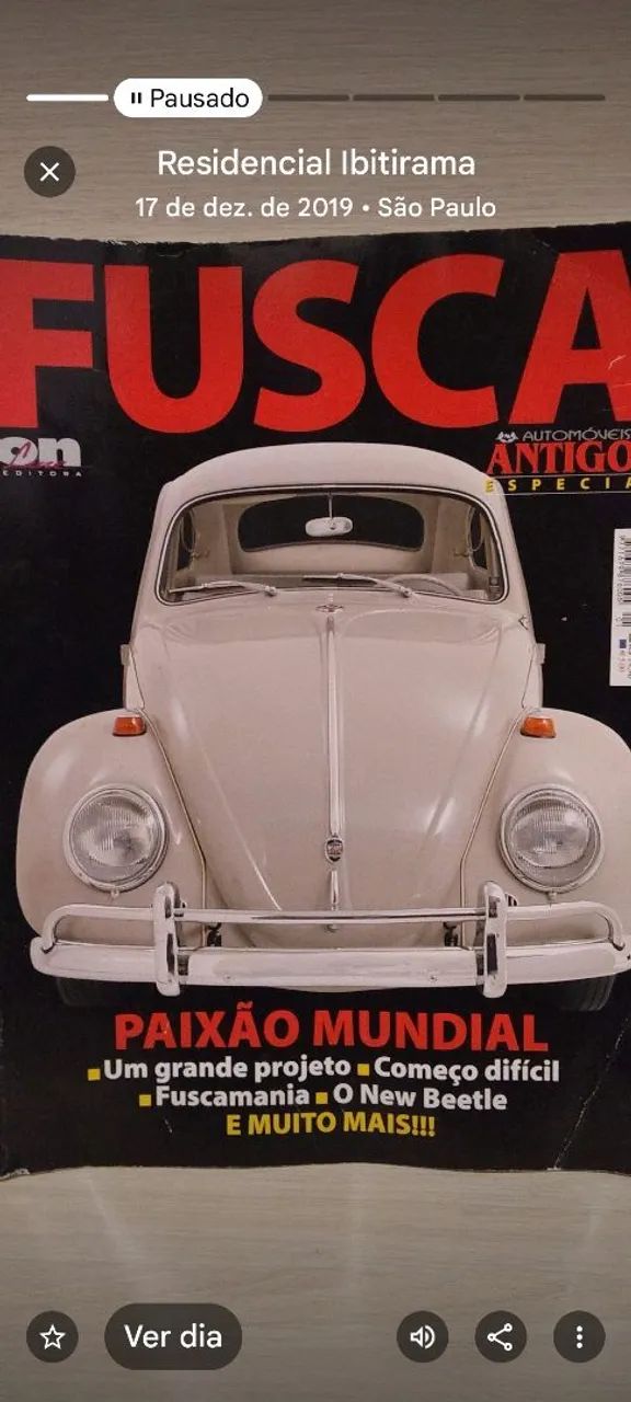 Revista Fusca VW Volkswagen Kombi