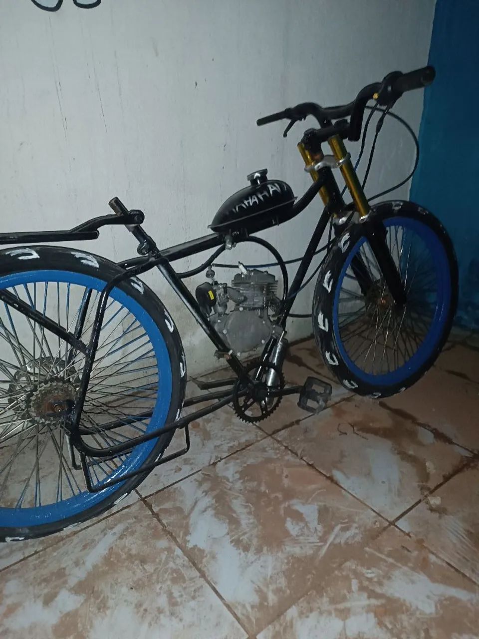Bicicleta Motorizada 80Cc rebaixada e modificada  - Foto 2