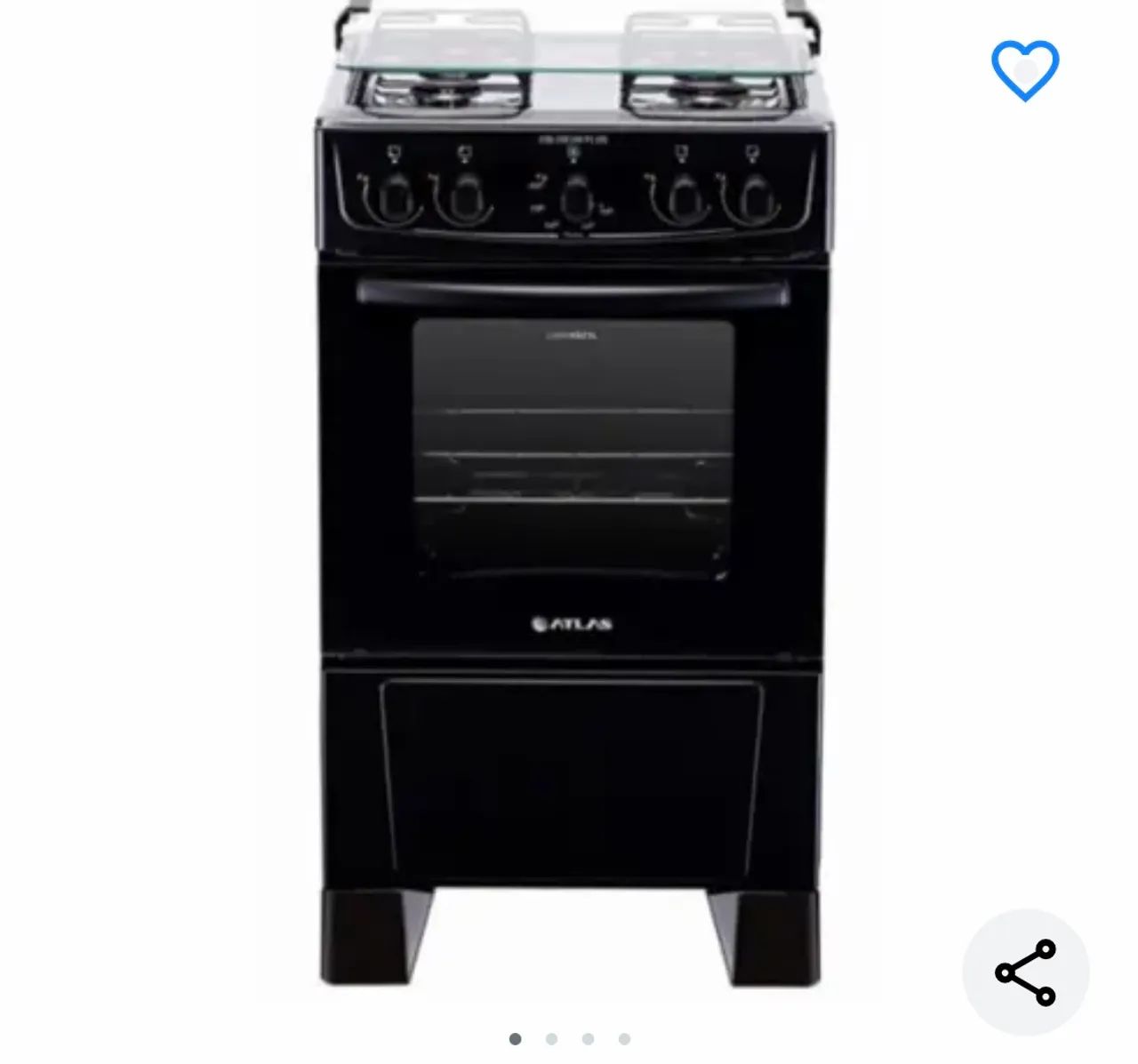 Fogão atlas, um ano de uso forno excelente, comprei por 538,00 apenas um ano de uso 