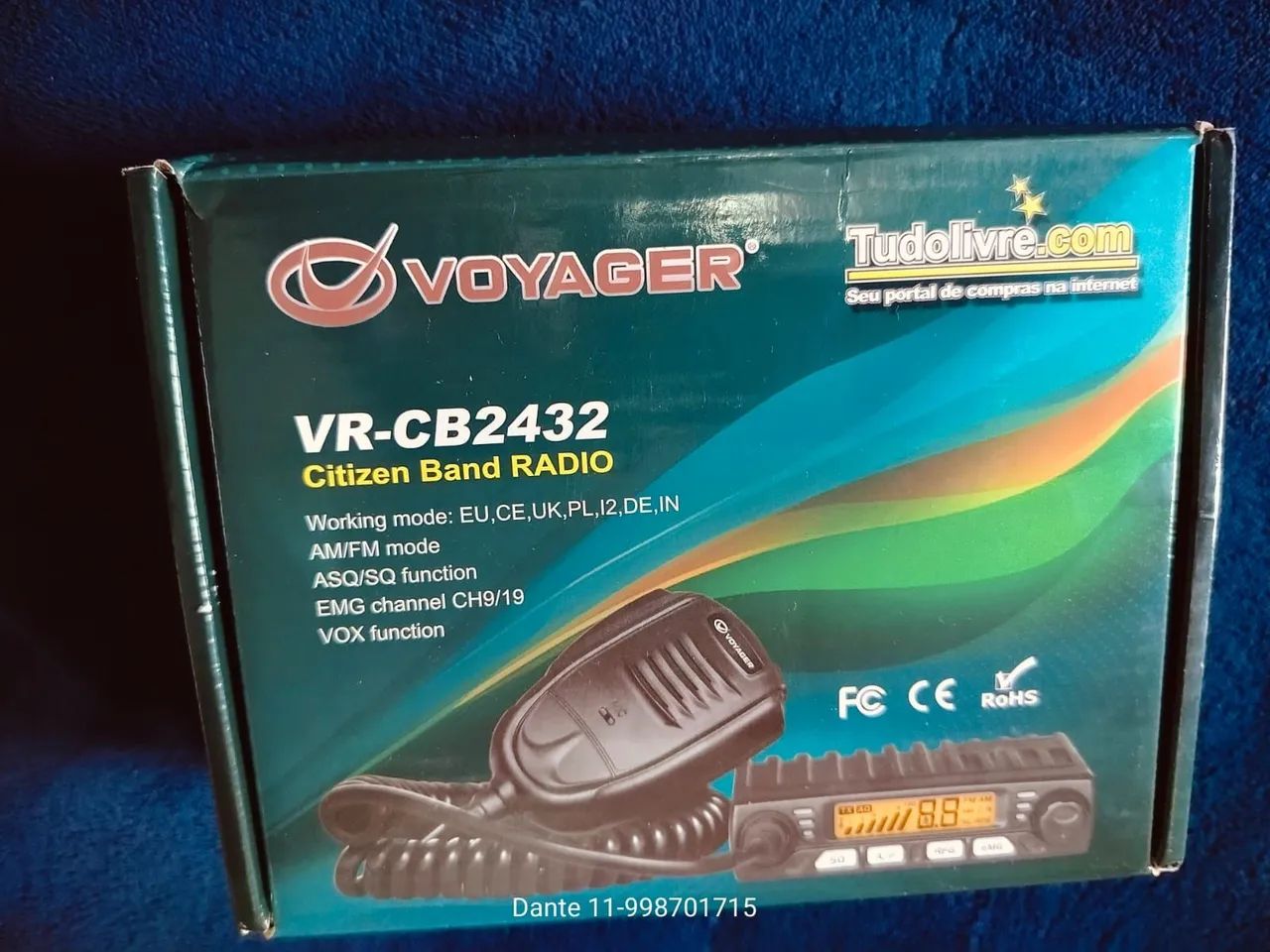 Rádio Voyager para comunicação - Foto 2