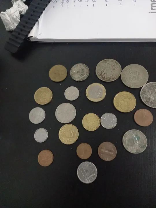 Coleção de Moedas Antiga