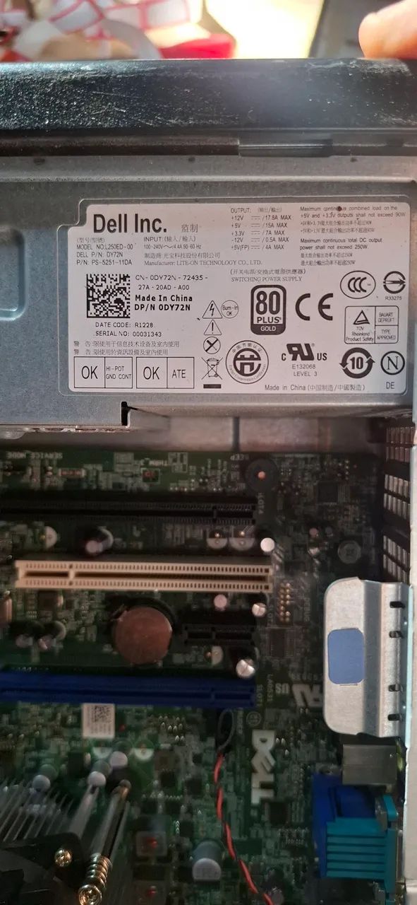 Fonte para PC computador Dell