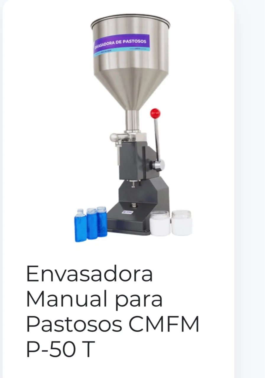 Envasadora de Líquidos e pastosos Cetro