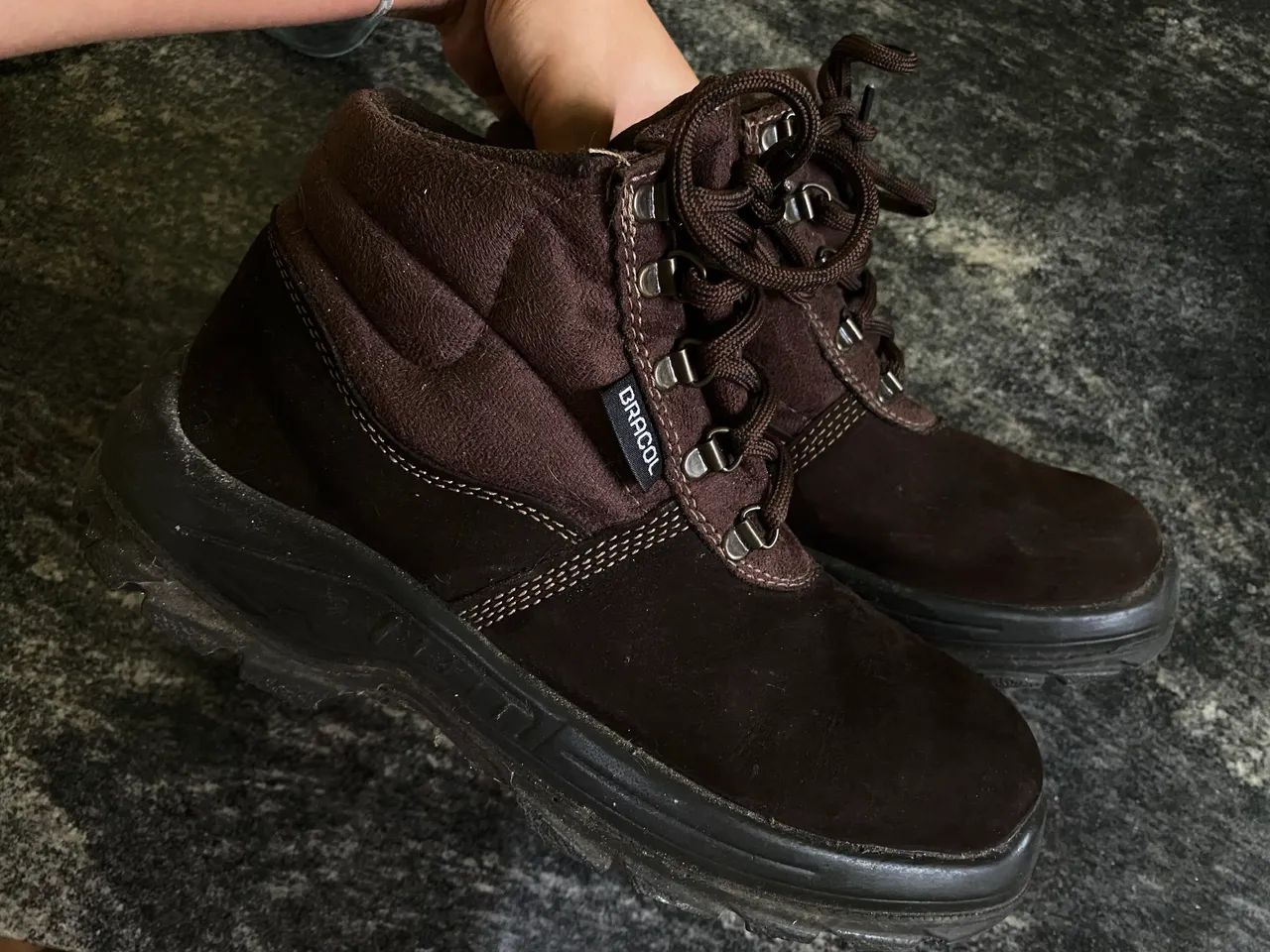 Brown safety boot - BRACOL64167757646467120