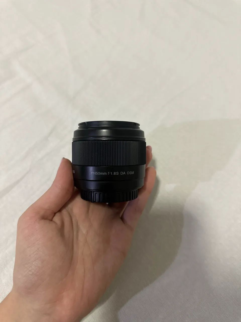 YONGNUO Lente YN50mm F1.8S, 50 mm F1.8 para câmeras Sony preta