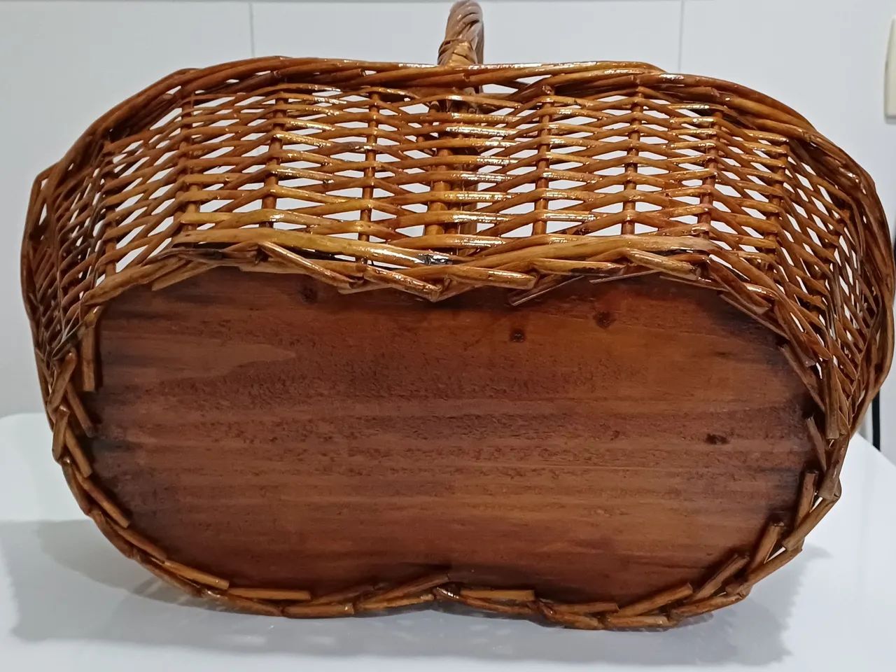 Cesta de Vime tamanho médio  - Foto 2