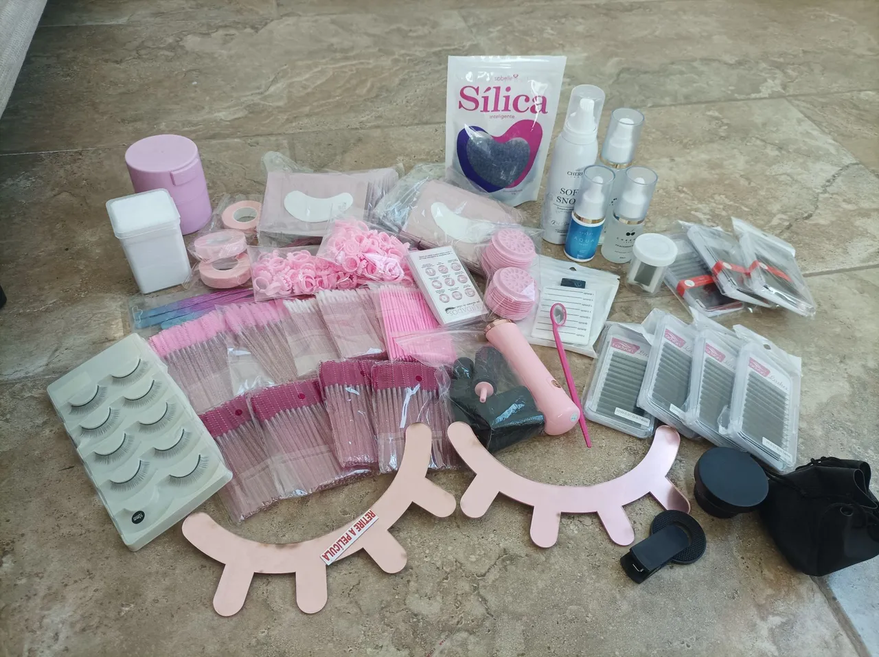 Kit Completo Extensão de Cílios -Lash Designer!
